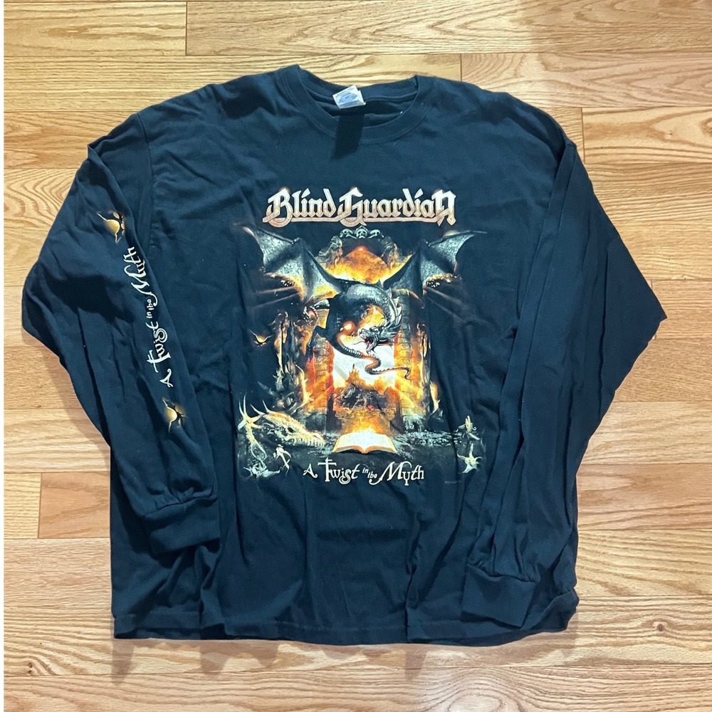 Blind Guardian 2006 A Twist in the Myth Tour Long Sleeve Band Shirt 2XL